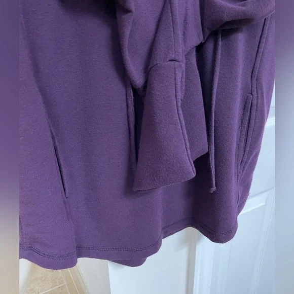 Pink Clover Women's XS Petite Adjustable Cowl Neck Sweater/Top with Pockets - Picture 5 of 6